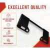 imageMytee Products 12 Universal Quick Attach Plate Compatible wKubota ampamp Bobcat Skid Steers ampamp Tractors  Heavy Duty Grade 50 Steel Skid Steers Quick Attachment Mount Plate38 Inch CutOut