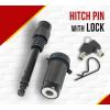 imageMytee Products 2 Pack 12quot Hitch Pin with Lock Keyed Alike Fits 114quot Receiver  Trailer Hitch Receiver Pin Lock for Hitch Bike Rack Tray Ball Tow Rope for Trailer Truck Car Boat58 4  Pack