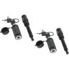 imageMytee Products 2 Pack 12quot Hitch Pin with Lock Keyed Alike Fits 114quot Receiver  Trailer Hitch Receiver Pin Lock for Hitch Bike Rack Tray Ball Tow Rope for Trailer Truck Car Boat58 2  Pack