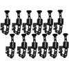 imageMytee Products 2 Pack 38quot Grade 70 Floor Chain Tie Down Anchor for Trailer Truck Bed Deck Auto Lift Wrecker  Trailer Chain Tie Down Weld On  6000 lbs WLLBlack