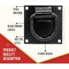 imageMytee Products 2 Pack 58quot Heavy Duty BoltOn Forged D Ring for Trailers Trucks Cargo Tie Downs  18000 Lbs Breaking Strength Black Powder Coated Steel1  Pack