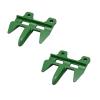 imageMytee Products 2 Pack Combine Platform Sickle Bar Rock Guard Replacement John Deere Part  213508 I Powder Coated Leaf Green Forged Steel Sickle Guard w3Prongs  Prevents Damage from Rocks ampamp Debris2  Pack