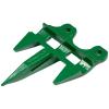 imageMytee Products 2 Pack Combine Platform Sickle Bar Rock Guard Replacement John Deere Part  213508 I Powder Coated Leaf Green Forged Steel Sickle Guard w3Prongs  Prevents Damage from Rocks ampamp Debris2  Pack