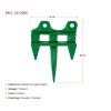 imageMytee Products 2 Pack Combine Platform Sickle Bar Rock Guard Replacement John Deere Part  213508 I Powder Coated Leaf Green Forged Steel Sickle Guard w3Prongs  Prevents Damage from Rocks ampamp Debris1  Pack