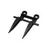 imageMytee Products 2 Pack Combine Platform Sickle Bar Rock Guard fits New Holland Part  86615982  Black Powder Coated Forged Steel Sickle Mower Knife Guard with Two Prongs2  Pack