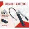 imageMytee Products 2 Pack Lever Action Grease Gun Heavy Duty Maximum Pressure  10000 PSI with 18inch Whip Hose  Aluminium Cast Head  Capacity 16 oz Bulk 14oz CartridgeBlackSilver