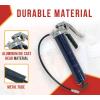 imageMytee Products 2 Pack Lever Action Grease Gun Heavy Duty Maximum Pressure  10000 PSI with 18inch Whip Hose  Aluminium Cast Head  Capacity 16 oz Bulk 14oz Cartridge2  Pack