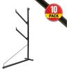 imageMytee Products 2 Pack Shipping Container Pipe Rack w Workbench  2918quotL x 5318quotH 550 lbs WLL Black Powder Coated Steel Rack for Trailer Containers  Welded Hook Easy Installation10  Pack