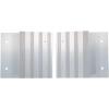 imageMytee Products 2 Pair 8quot x 8quot DIY Aluminum Ramp Kit Plates  Lightweight Silver Ramp Brackets for Load and Unloading ATVs Motorcycles Lawn Mower  Use wTruck Trailers 750 lbs1  Pack
