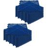 imageMytee Products 24 Pack 12quotx12quot 12quot Thick Non Slip Interlocking Self Drainage Tiles for Bathroom Floor  Interlocking Deck Tiles for Outdoor Kitchen Shower Pool Balcony Wet Area GymBlue