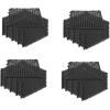imageMytee Products 24 Pack 12quotx12quot 12quot Thick Non Slip Interlocking Self Drainage Tiles for Bathroom Floor  Interlocking Deck Tiles for Outdoor Kitchen Shower Pool Balcony Wet Area GymBlack