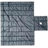 imageMytee Products 24 x 27 Blue Lumber Tarp for Truck Cargo  Combination of 18 Oz14 Oz Vinly Flatbed Tarps with 8 Drop  Waterproof Tarp for Trailers to Protect Cargo from Wind Rain Snow and SunBlack