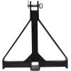 imageMytee Products 3 Point 2quot Receiver Trailer Hitch  Heavy Duty Trailer Draw Bar Adapter Category 1 Tractor Tow  Quick Three Point Hitch Receiver Compatible for Tractor Kubota Yanmar Ford