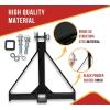 imageMytee Products 3 Point 2quot Receiver Trailer Hitch  Heavy Duty Trailer Draw Bar Adapter Category 1 Tractor Tow  Quick Three Point Hitch Receiver Compatible for Tractor Kubota Yanmar Ford