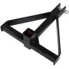 imageMytee Products 3 Point Trailer Hitch 2quot Receiver ampamp Shackle Hitch Receiver with 58quot Hitch Lock Pin ampamp 34 D Ring Shackle  11000 lbs WLL  Heavy Duty Trailer Draw Bar Adapter Category 1 Tractor Tow