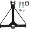imageMytee Products 3 Point Trailer Hitch 2quot Receiver ampamp Shackle Hitch Receiver with 58quot Hitch Lock Pin ampamp 34 D Ring Shackle  11000 lbs WLL  Heavy Duty Trailer Draw Bar Adapter Category 1 Tractor Tow