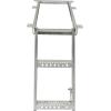 imageMytee Products 3 Rung PullOut Trailer Step Ladder with Standing Platform Folding Truck Step Galvanized Steel for Use with Trucks Trailers and RVs2Rung