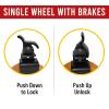 imageMytee Products 4 Pack 8quot ISO Shipping Container Caster Wheel with Brakes  5 Ton Load Capacity 11000 lbs WLLWheel  Shipping Container Moving Wheels Swivel Plate with Twist Lock2  Pack