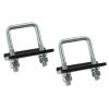 imageMytee Products 4 Pack Hitch Tightener U Bolt  Heavy Duty Zinc Plated AntiRattle Stabilizer for 125quot ampamp 2quot Hitches Reduce Movement from Hitch Tray Cargo Carrier Bike Rack Trailer Ball Mount2  Pack