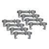 imageMytee Products 4 Pack SEA RAIL Shipping Container Bridge Fittings Clamp 260 mm Clamp260 mm