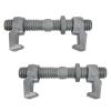 imageMytee Products 4 Pack SEA RAIL Shipping Container Bridge Fittings Clamp 260 mm Clamp260 mm