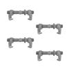 imageMytee Products 4 Pack SEA RAIL Shipping Container Bridge Fittings Clamp 260 mm Clamp380 mm