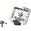 imageMytee Products 4 Pack THandle Tool Box Lock Rv Door Latch with Two Keys Stainless Steel Polished NOT KEYED AlikeStainless