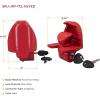 imageMytee Products 4 Pack Trailer Ball Hitch Lock with Keys  Fit 178quot 2quot ampamp 2516quot Couplers  HeavyDuty Steel Red Coupler Lock for Trailer Hitches  Connectors for Truck Trailers Boat ampamp RV2  Pack
