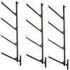 imageMytee Products 4 Pack of 1 Tier Shipping Container Pipe Rack 1818quotL x 16quotH 550 lbs WLL  Black Powder Coated Steel Rack for Trailer Containers  Easy to Assemble ampamp Remove18 L x 64 H
