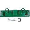 imageMytee Products 5quotx 22quot Tractor Bucket Grab Hooks Bolt 2quot Hitch Receiver for Deere 1025R 2320 2520 2720 2025R 2032R 2038R 3032E 4010 4100 4110 4115 Tractor Bolton Plate wDRing ampamp Grab HooksGreen