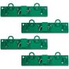 imageMytee Products 5quotx 22quot Tractor Bucket Grab Hooks Bolt 2quot Hitch Receiver for Deere 1025R 2320 2520 2720 2025R 2032R 2038R 3032E 4010 4100 4110 4115 Tractor Bolton Plate wDRing ampamp Grab HooksGreen