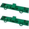 imageMytee Products 5quotx 22quot Tractor Bucket Grab Hooks Bolt 2quot Hitch Receiver for Deere 1025R 2320 2520 2720 2025R 2032R 2038R 3032E 4010 4100 4110 4115 Tractor Bolton Plate wDRing ampamp Grab HooksGreen