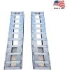 imageMytee Products 72quotx14quotx25quot Aluminum Trailer Loading Ramps with Knife Foot ampamp Hook Ends Pair  5000 lbs Capacity per Axle  Heavy Duty Truck Beds ampamp Tailgate Loading Ramps for Car ATV  Made in USA72 x 14 x 212