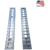 imageMytee Products 72quotx14quotx25quot Aluminum Trailer Loading Ramps with Knife Foot ampamp Hook Ends Pair  5000 lbs Capacity per Axle  Heavy Duty Truck Beds ampamp Tailgate Loading Ramps for Car ATV  Made in USA94 x 15 x 3