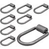 imageMytee Products 8 Pack 12quot Heavy Duty WeldOn Extended Forged D Ring w Mounting Brackets  11000 lbs Bracking Strength  Tie Down Anchor DRing for Trailer Truck Cargo RV ATV Tiedowns2  Pack