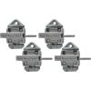 imageMytee Products 8 Pack Sea Rail Shipping Container Manual Twist Lock LeftRight Handlocking Casting Steel  No Lever Required4  Pack