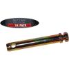 imageMytee Products AgraLink 2 Pack 512quot Cat1 Top Link Hitch Pin for Tractors Attachment  Zinc Plated Cabon Steel Pin Hitch Replaces MF195589M1 AC339942  Tractors Hitch Accessories10  Pack