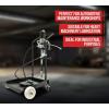 imageMytee Products Air Operated Portable 501 Grease Pump System for 120 lbs 16 Gallon  Pneumatic Single Acting Grease Pump Drum Cover Dolly Follower Plate Control Valve and Hose35 LBS Container w Trolley