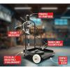 imageMytee Products Air Operated Portable 501 Grease Pump System for 120 lbs 16 Gallon  Pneumatic Single Acting Grease Pump Drum Cover Dolly Follower Plate Control Valve and Hose35 LBS Container w Trolley