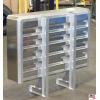 imageMytee Products Aluminum Headache Rack Vaulted Cab Guard w 3 Doors 68x80x14