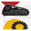 imageMytee Products Cast Track Sprocket for Caterpillar 3041870 Track Loader  15 Teeth ampamp 12 Bolt Holes  Carbon Structural Steel Undercarriage Components 259D 259B3 239D