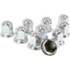 imageMytee Products Chrome Metal Lug Nut Covers 2quotH fits 33mm Push on 20 Pack10  Pack
