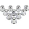 imageMytee Products Chrome Metal Lug Nut Covers 2quotH fits 33mm Push on 20 Pack10  Pack