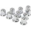 imageMytee Products Chrome Metal Lug Nut Covers 2quotH fits 33mm Push on 20 Pack10  Pack