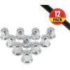 imageMytee Products Chrome Metal Lug Nut Covers 2quotH fits 33mm Push on 20 Pack12  Pack