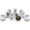 imageMytee Products Chrome Metal Lug Nut Covers 2quotH fits 33mm Push on 20 Pack12  Pack