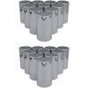 imageMytee Products Chrome Metal Lug Nut Covers 2quotH fits 33mm Push on 20 Pack2  Pack