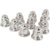 imageMytee Products Chrome Metal Lug Nut Covers 2quotH fits 33mm Push on 20 Pack20  Pack