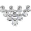 imageMytee Products Chrome Metal Lug Nut Covers 2quotH fits 33mm Push on 20 Pack20  Pack