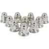 imageMytee Products Chrome Metal Lug Nut Covers 2quotH fits 33mm Push on 20 Pack40  Pack